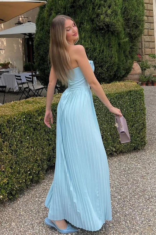 CLAIRE PLEATED MAXI DRESS