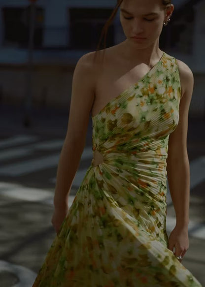 DIONNE PLEATED DRESS