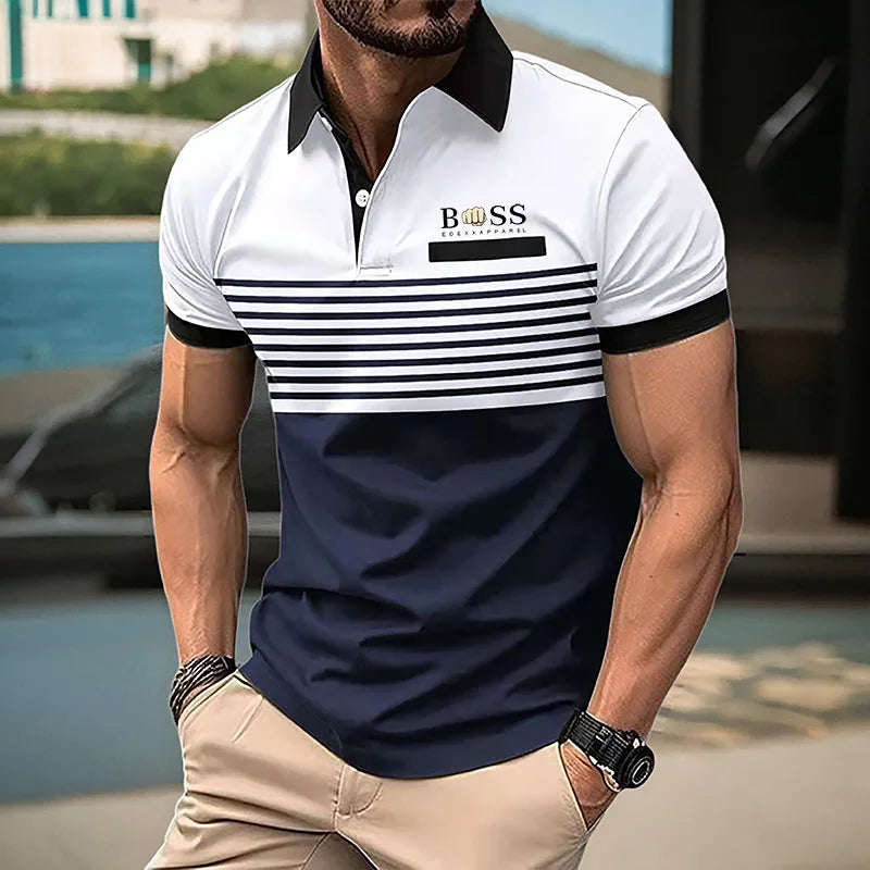 Short sleeved polo shirt