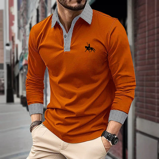 Classic Long Sleeve Polo Shirt