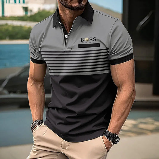 Short sleeved polo shirt