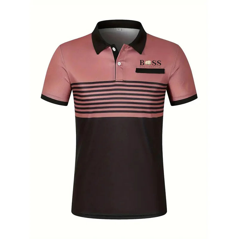 Short sleeved polo shirt