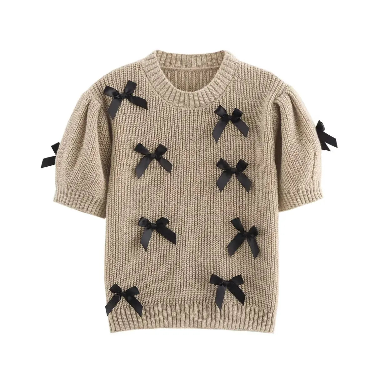 BELLE BOW KNITTED SWEATER