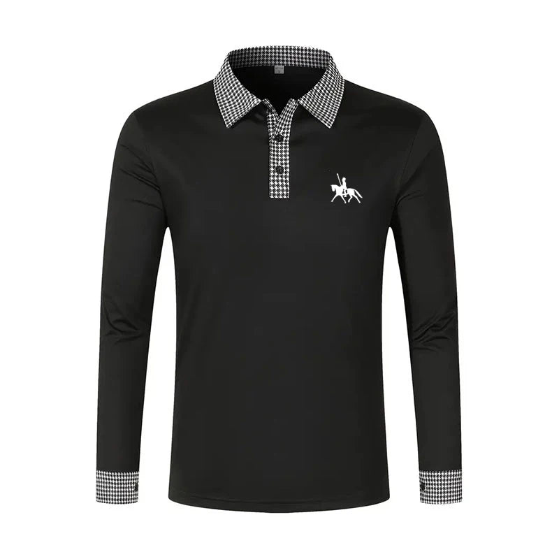 Classic Long Sleeve Polo Shirt