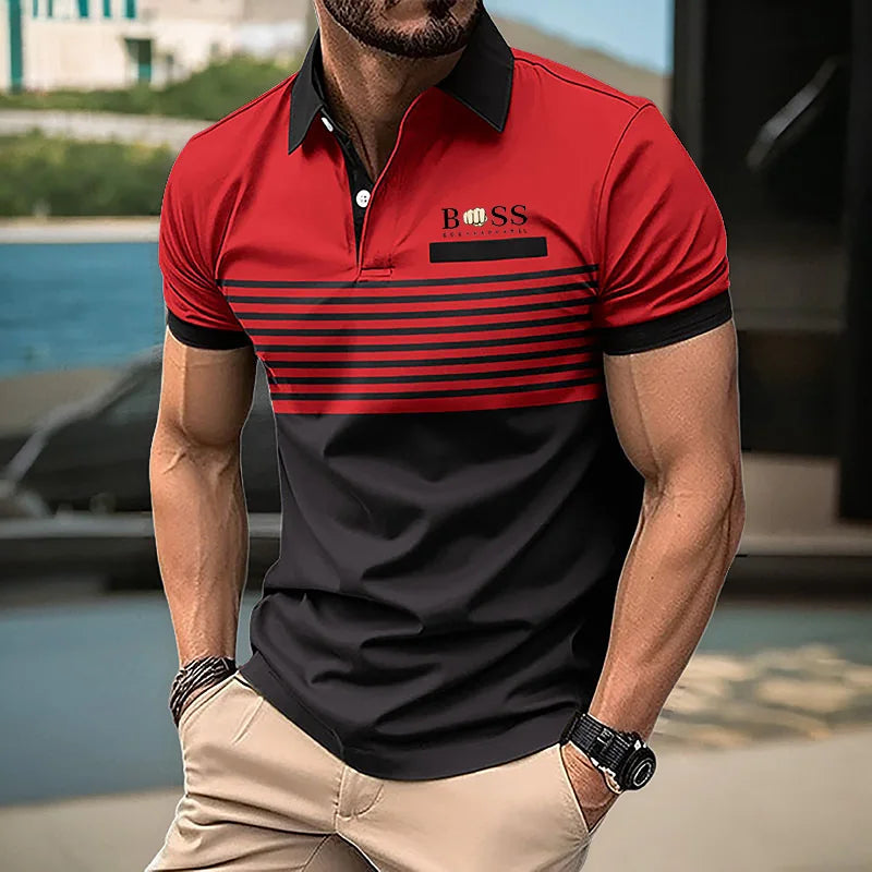 Short sleeved polo shirt