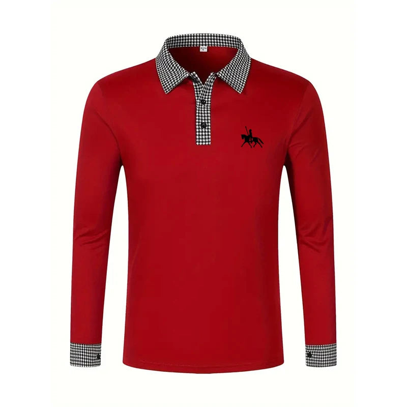 Classic Long Sleeve Polo Shirt