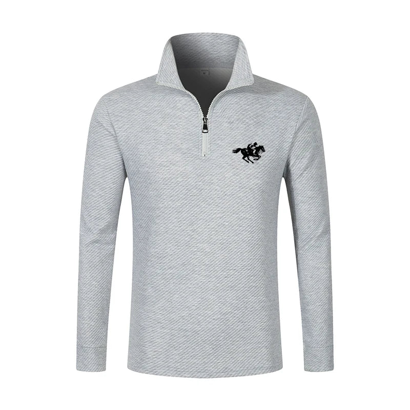 Spring Long Sleeve Polo Shirt