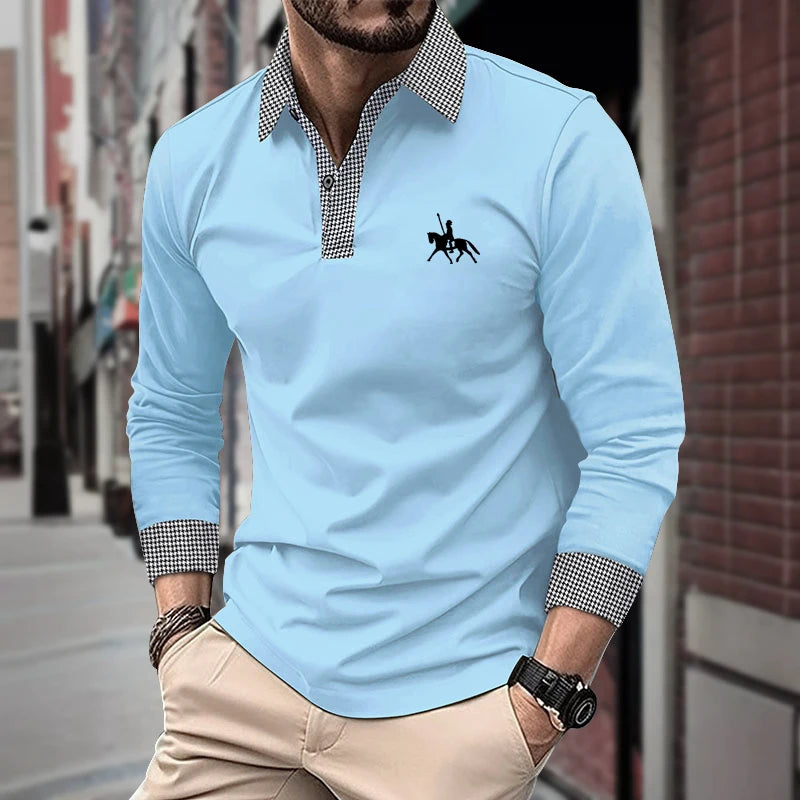 Classic Long Sleeve Polo Shirt