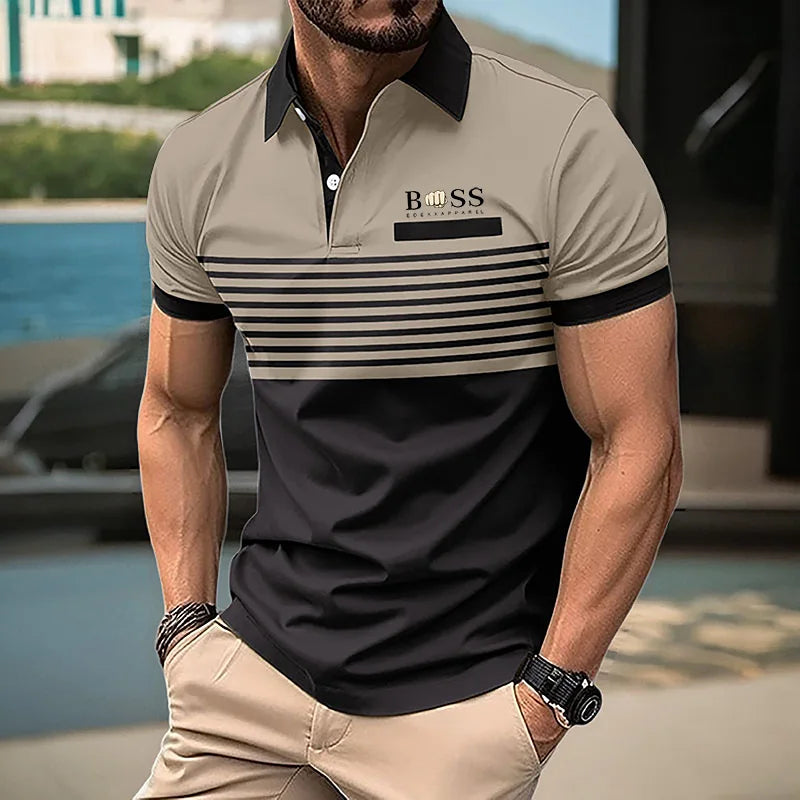 Short sleeved polo shirt