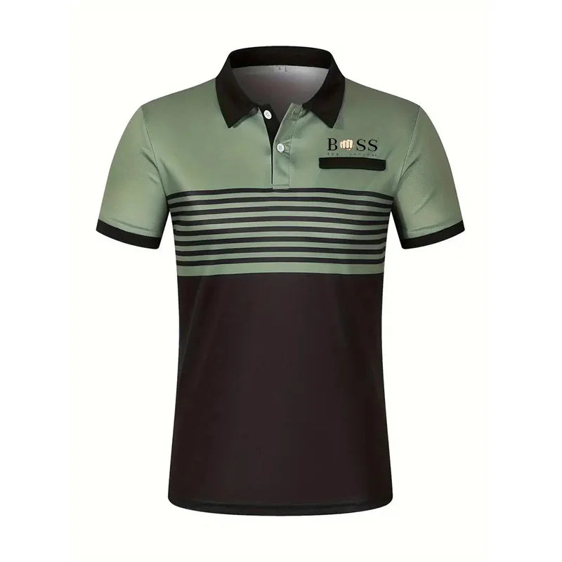 Short sleeved polo shirt