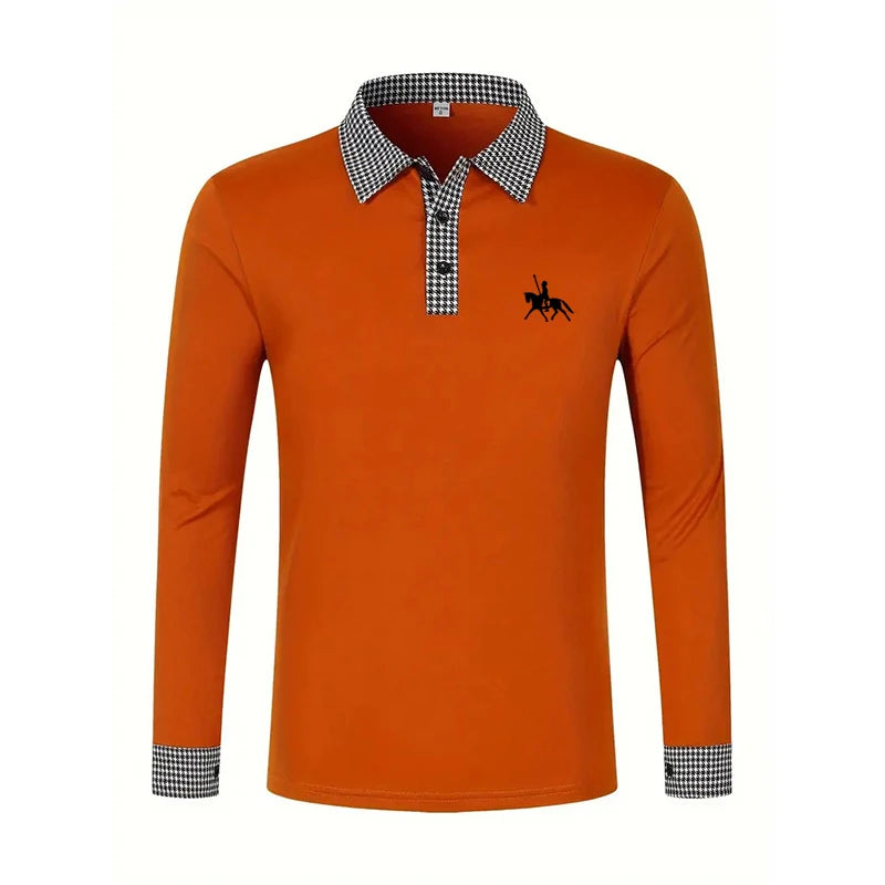 Classic Long Sleeve Polo Shirt