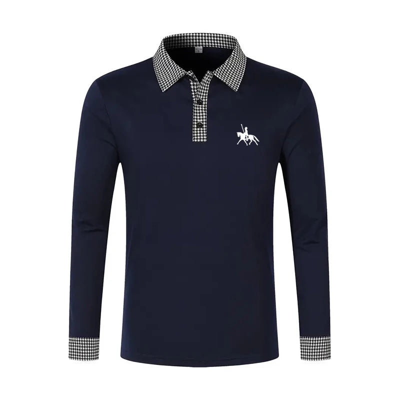 Classic Long Sleeve Polo Shirt